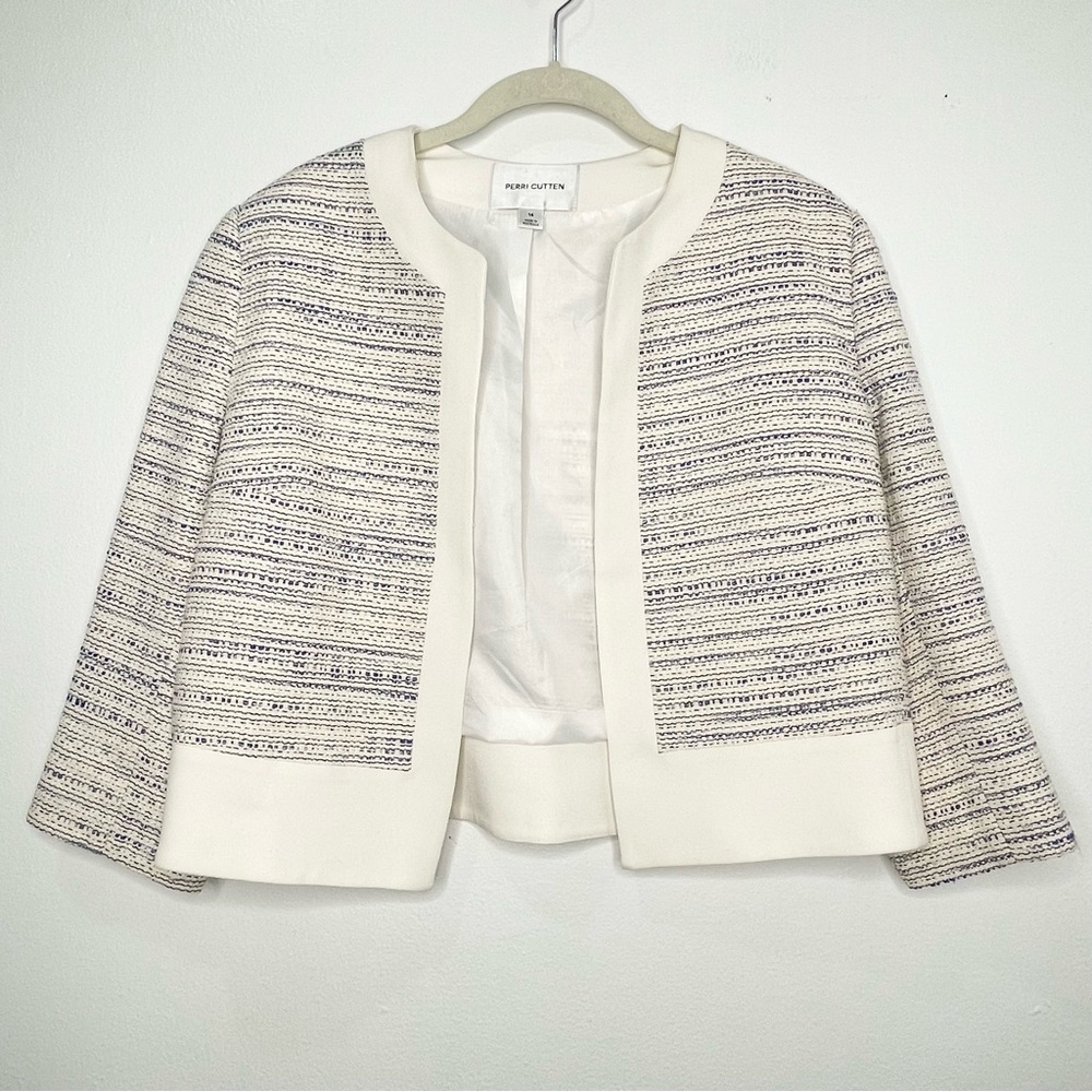 Perri Cutten Open Front Blazer Size 14 Australian EUC